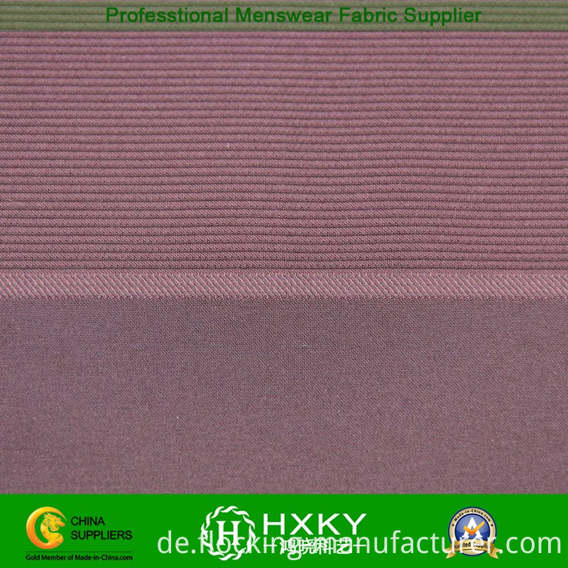 Compound Polyester Double Layered Fabric with Jacquard for Garment